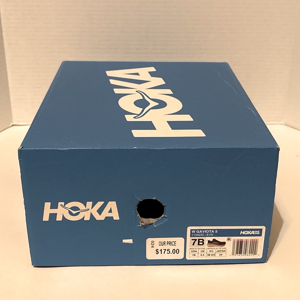 Hoka Gaviota 5 Shoe box empty replacement